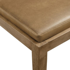 Tatvaacasa Leather Dining Side Chair