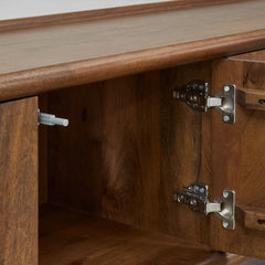 Tatvaacasa Solid Mango Wood TV Cabinet