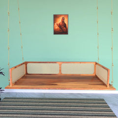 Handmade Acacia Wooden Swing