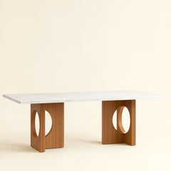 Marble Top Dining Table