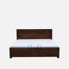 Sheesham Wood Hydraulic Storage Beds