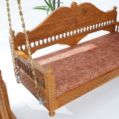 Mango Wood Heavy Carving Swing