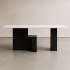 Marble Dining Table White Top