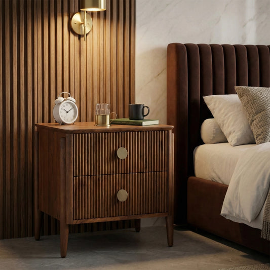 Wooden Bedside Table