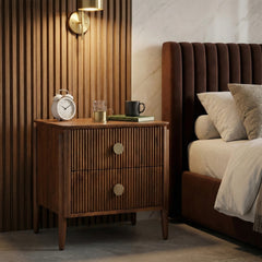 Wooden Bedside Table