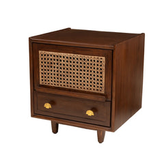 Modern Cane Bed Side Table