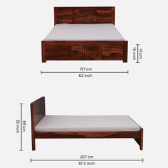 Solid Wood Contemporary Beds