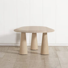Ovel Modern Natural Coffee Table