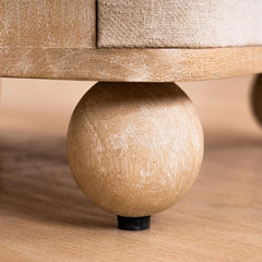 Modern Mango Wooden Natural Bedside Table