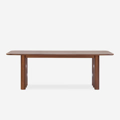 Tatvaacasa White Wash Modern Dining Table