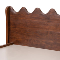 Wood Hydraulic Storage Bed