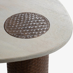 Tatvaacasa Modern Wooden Coffee Table