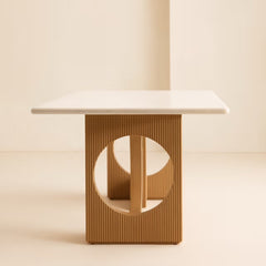 Marble Top Dining Table