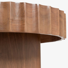 Tatvaacasa Wooden Modern Marble Top Coffee Table