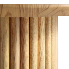 Linea Casa Oak Round Side Table, Oak