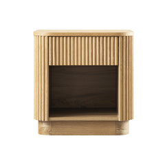 Linea Casa 1-Drawer Bedside Table, Oak