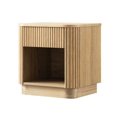 Linea Casa 1-Drawer Bedside Table, Oak
