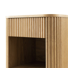 Linea Casa 1-Drawer Bedside Table, Oak