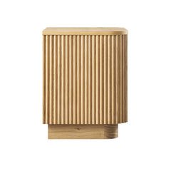 Linea Casa 2-Drawer Bedside Table, Oak