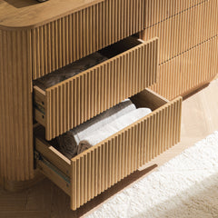 Linea Casa Chest of 6 Drawers, Oak