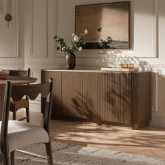 Linea Casa Large 4-Door Sideboard, Black