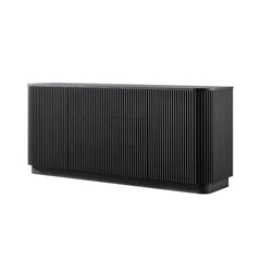Linea Casa Large 2-Door Sideboard with Drawers, Black