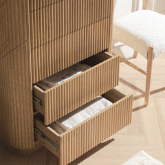 Linea Casa Chest of 5 Drawers, Oak