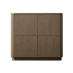 Linea Casa 4-Door Shoe Storage Cabinet, Oak