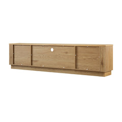Linea Casa 200cm Wide TV Unit with Drawers, Oak