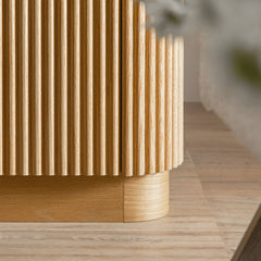 Linea Casa 200cm Wide TV Unit with Drawers, Oak