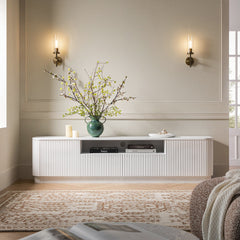 Linea Casa 200cm Wide TV Unit with Drawers, Oak