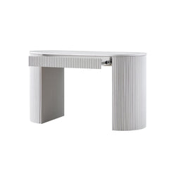 Linea Casa 1-Drawer Writing Desk, Washed White