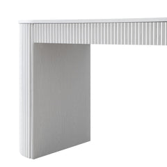 Linea Casa 1-Drawer Writing Desk, Washed White