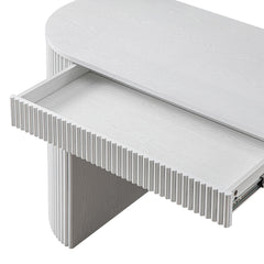 Linea Casa 1-Drawer Writing Desk, Washed White