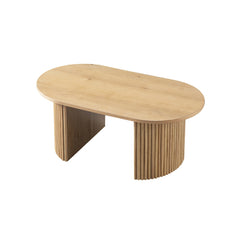 Linea Casa Oval Coffee Table, Oak