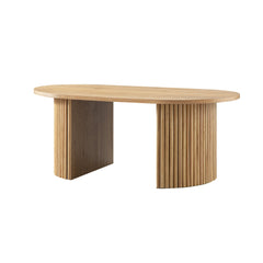 Linea Casa Oval Coffee Table, Oak