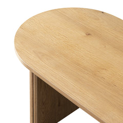 Linea Casa Oval Coffee Table, Oak