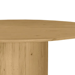 Natural Wooden Round Dining Table for Dining Room