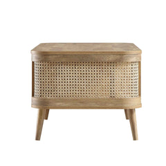 Regal Curved Rattan Coffee Table, Natural