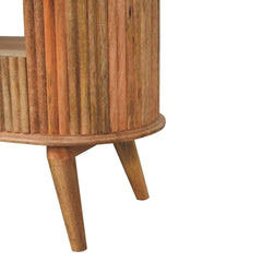 Tatvaacasa Aarav Natural Wood TV Unit