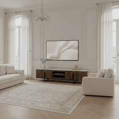 TV Stand With a Marble Top