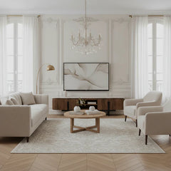 TV Stand With a Marble Top