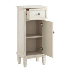 Signature Whitewashed Carved Bathroom Cupboard