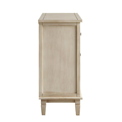 Signature Whitewashed Carved 3 over 4 Drawer Chest