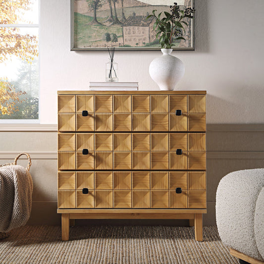 Everyday Chest of 3 Drawers, Natural