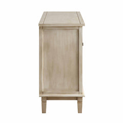 Signature Whitewashed Carved Large Sideboard