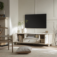 Signature Whitewashed 150cm Wide TV Unit