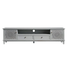 Signature Whitewashed 200cm Wide TV Unit