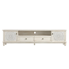 Signature Whitewashed 200cm Wide TV Unit