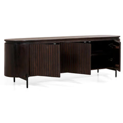 Tatvaacasa TV Cabinet Dark Brown
